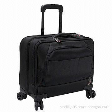 Trolley bag, measures 17.5 x 16.5 x 8 inches